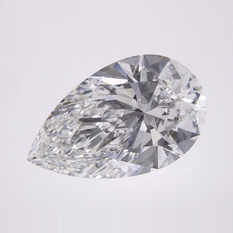 2.43 ct Lab-Grown Diamond – E VVS1 – Pear Cut – IGI Certified — Sapphire Row · cut7