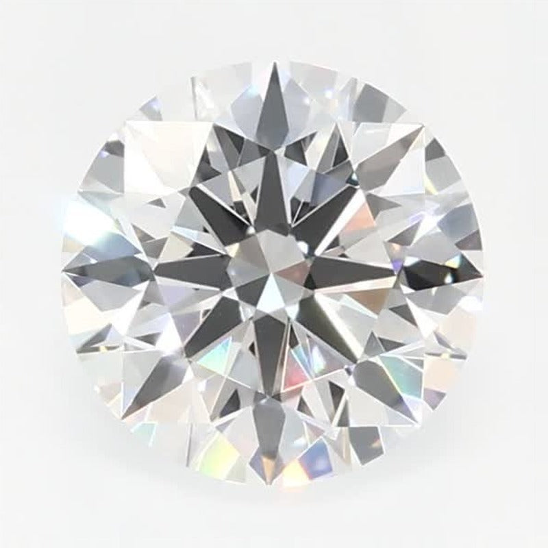 0.84 ct Lab-Grown Diamond – E VVS2 – Round Cut – GCAL Certified — Sapphire Row · cut7