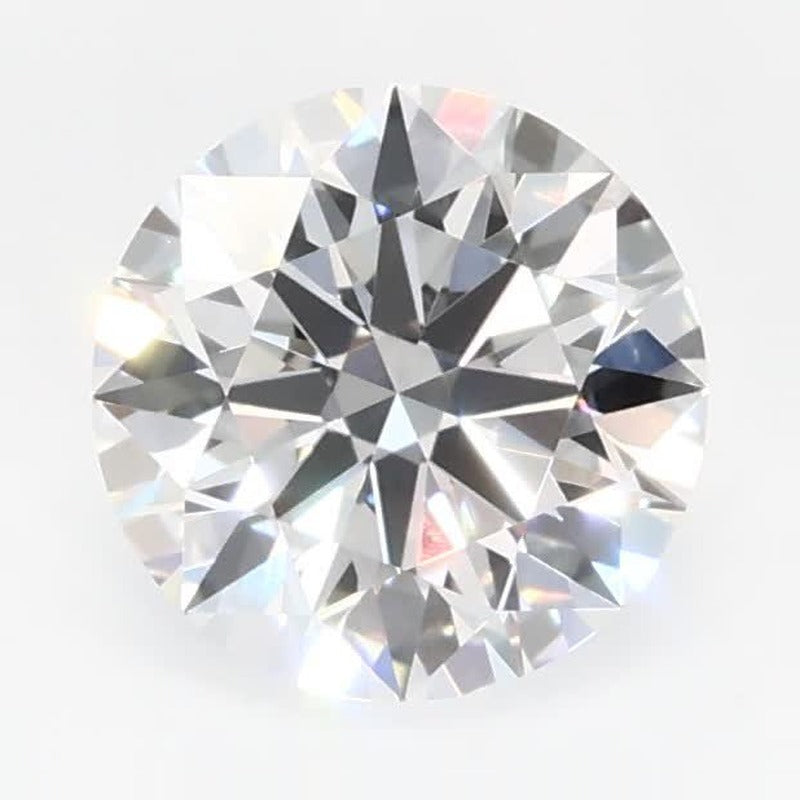 0.80 ct Lab-Grown Diamond – F VVS2 – Round Cut – GCAL Certified — Sapphire Row · cut7