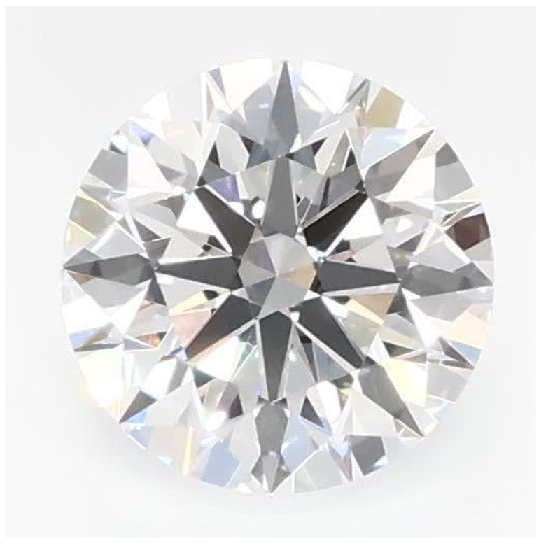 0.77 ct Lab-Grown Diamond – E VVS1 – Round Cut – GCAL Certified — Sapphire Row · cut7