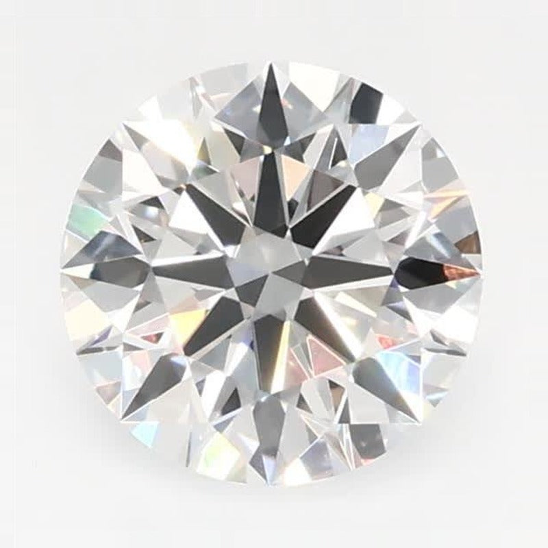 0.72 ct Lab-Grown Diamond – F VVS2 – Round Cut – GCAL Certified — Sapphire Row · cut7