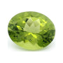 4.97 ct Natural Green Peridot (Untreated) – Oval Cut — Sapphire Row · cut7