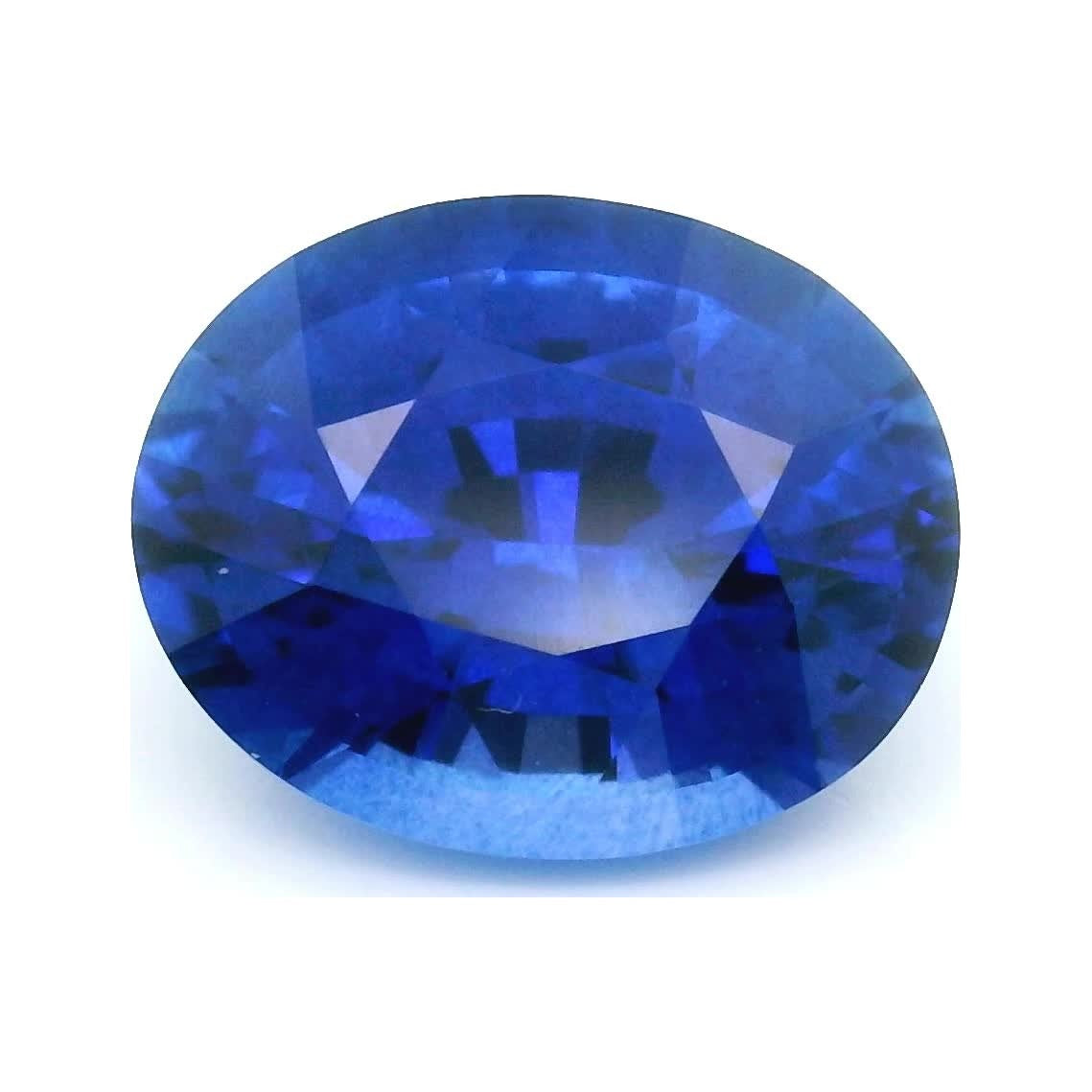 3.28 ct Natural Blue Sapphire (Heated) – Oval Cut — Sapphire Row · cut7