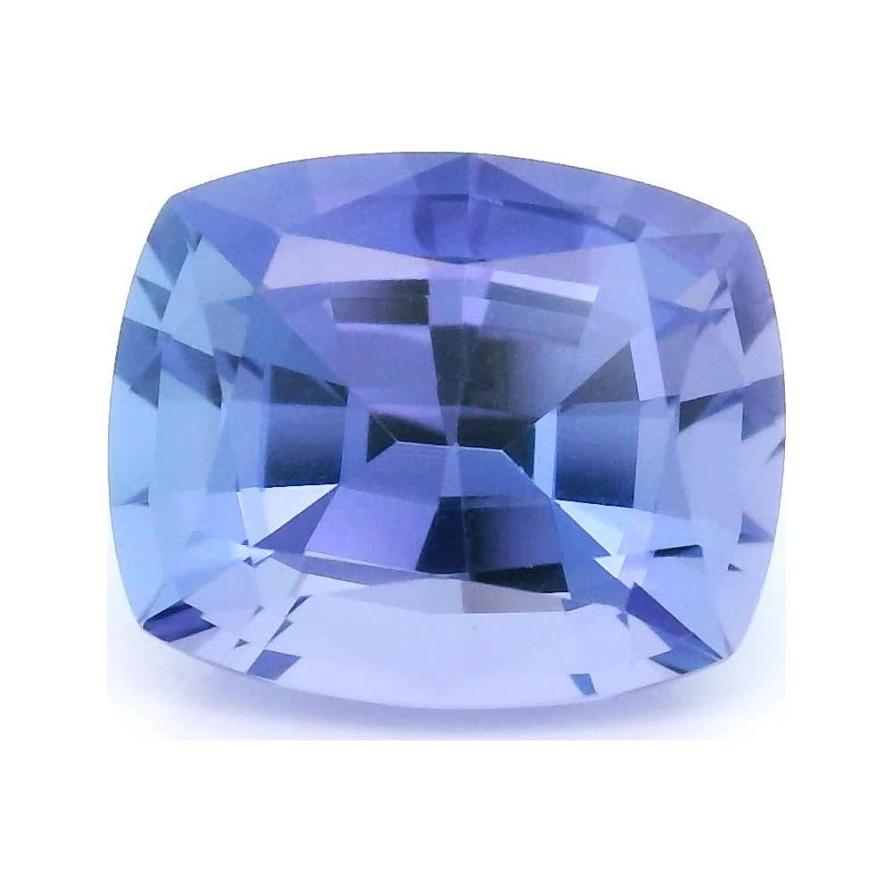 2.36 ct Natural Blue Tanzanite – Antique Cushion Cut — Sapphire Row · cut7