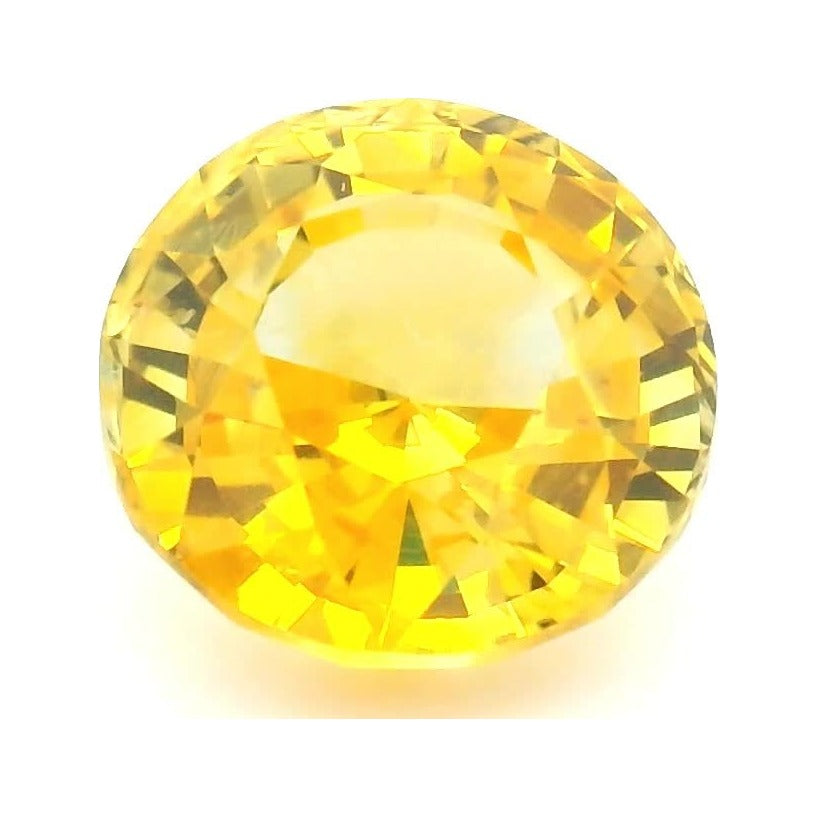 2.11 ct Natural Yellow Sapphire (Heated) – Round Cut — Sapphire Row · cut7