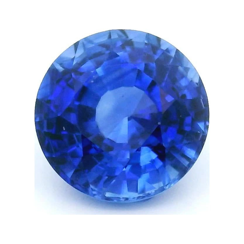 2.02 ct Natural Blue Sapphire (Heated) – Round Cut — Sapphire Row · cut7