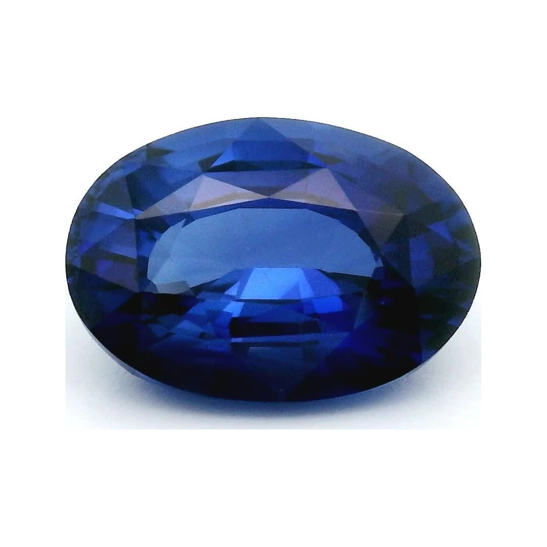 2.00 ct Natural Blue Sapphire (Heated) – Oval Cut — Sapphire Row · cut7