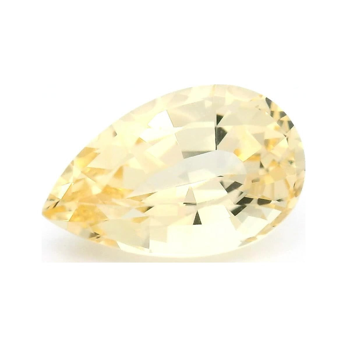 1.73 ct Natural Golden Topaz – Pear Cut — Sapphire Row · cut7