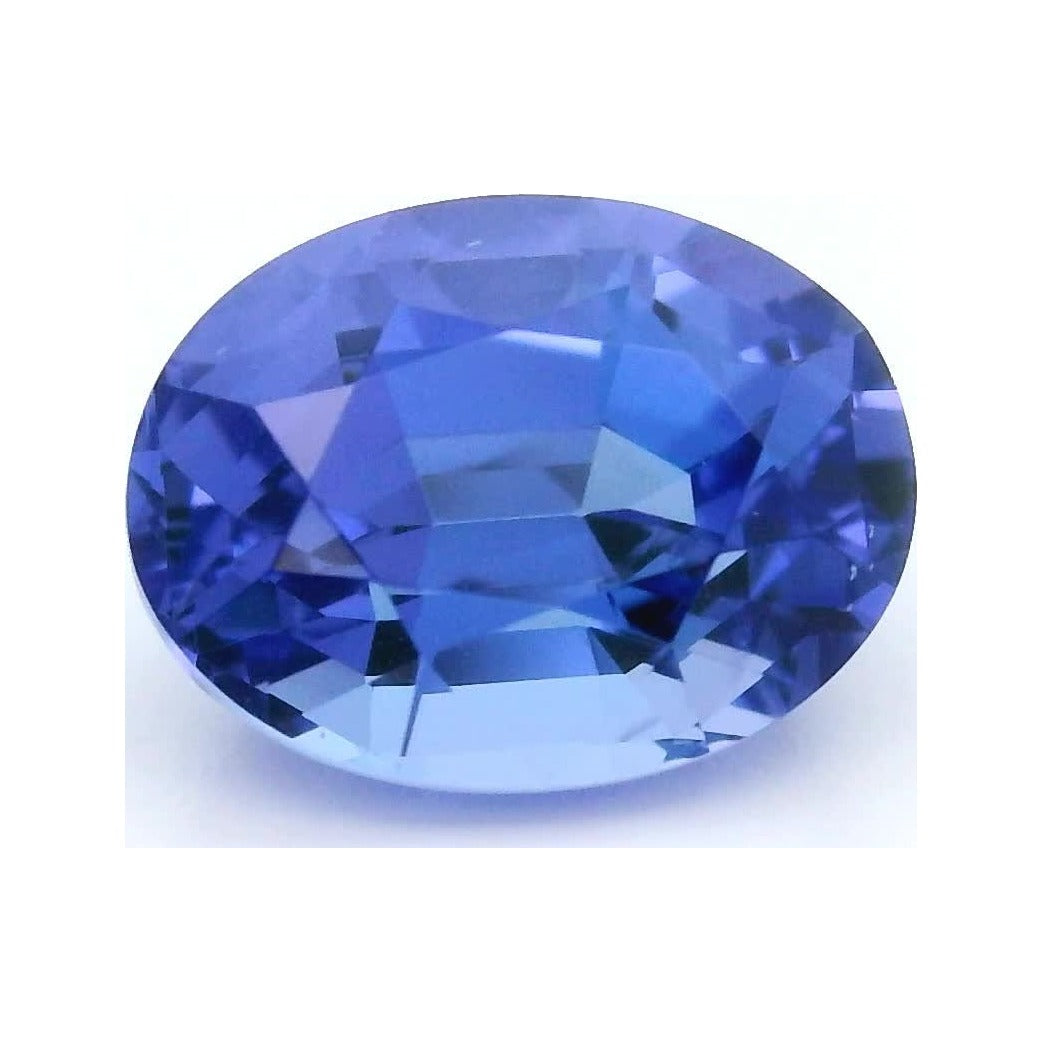 1.72 ct Natural Blue Tanzanite – Oval Cut — Sapphire Row · cut7