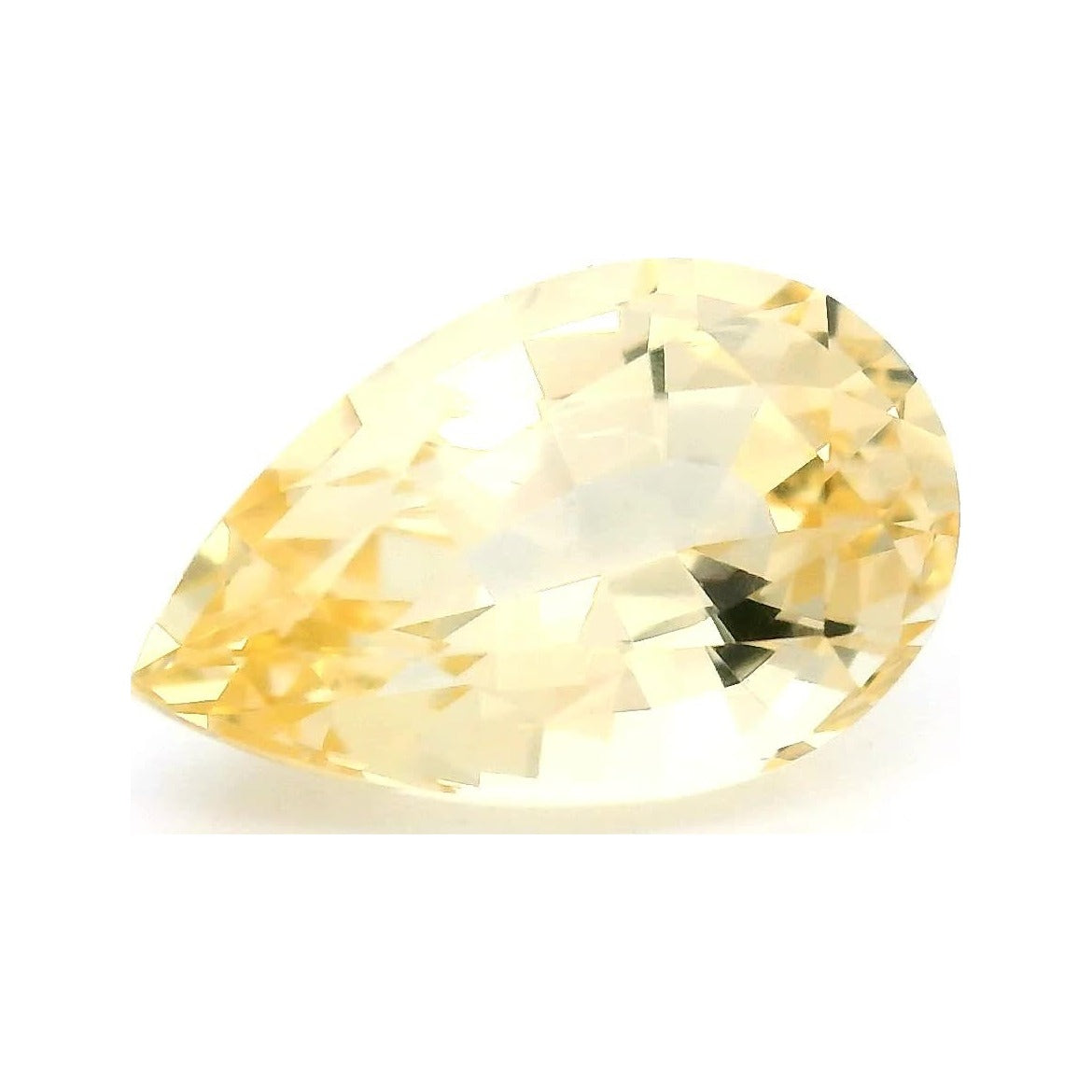 1.68 ct Natural Golden Topaz – Pear Cut — Sapphire Row · cut7