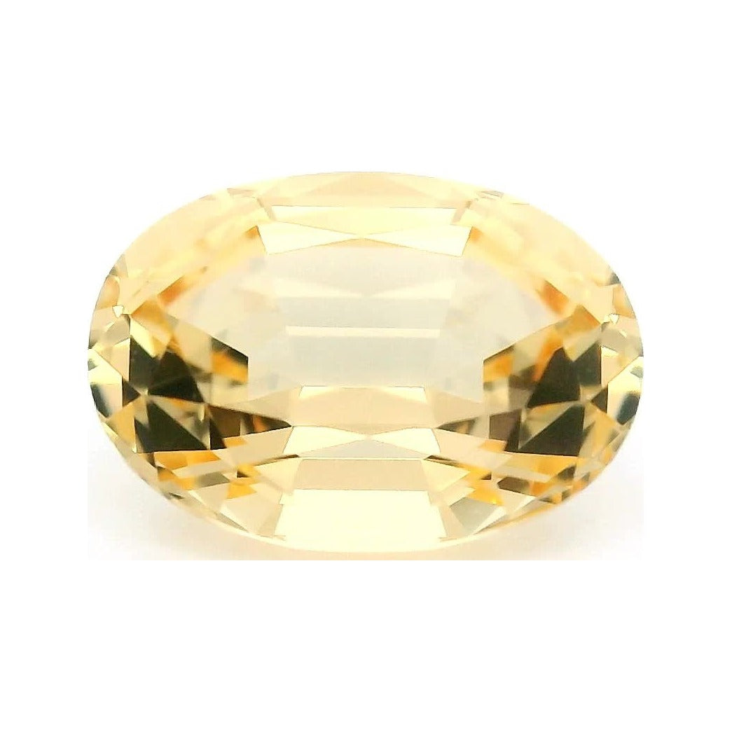 1.63 ct Natural Golden Topaz – Oval Cut — Sapphire Row · cut7