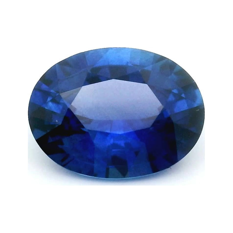 1.60 ct Natural Blue Sapphire (Heated) – Oval Cut — Sapphire Row · cut7