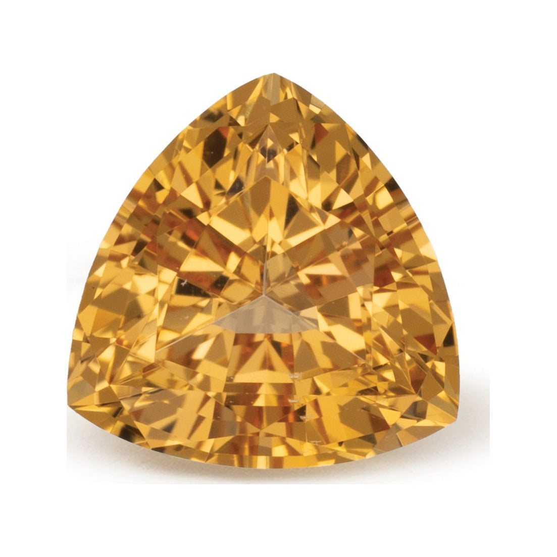 1.58 ct Natural Orange Topaz – Trillion Cut — Sapphire Row · cut7