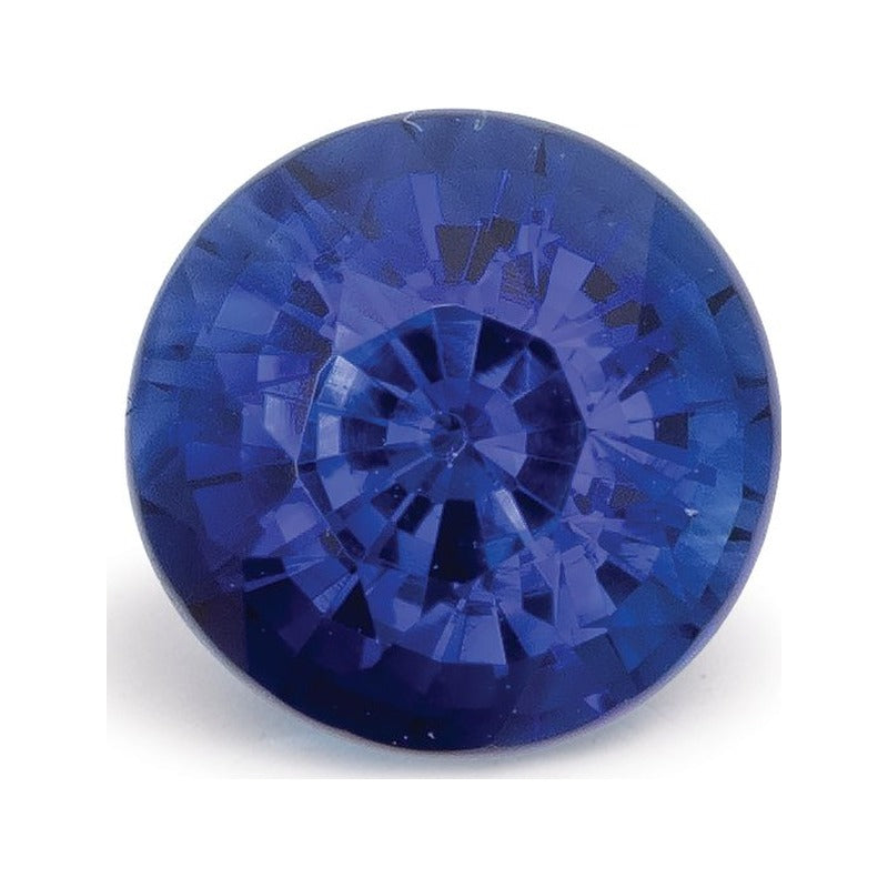 1.29 ct Natural Blue Sapphire (Heated) – Round Cut — Sapphire Row · cut7