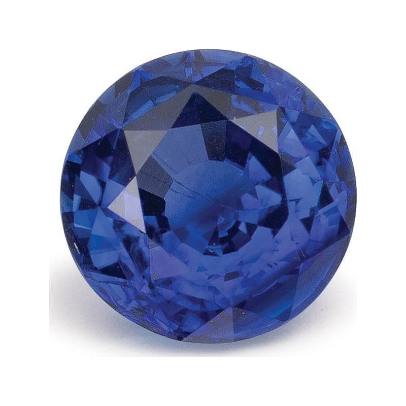 1.23 ct Natural Blue Sapphire (Heated) – Round Cut — Sapphire Row · cut7