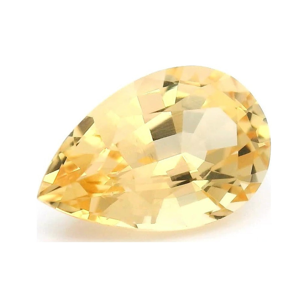 1.21 ct Natural Golden Topaz – Pear Cut — Sapphire Row · cut7