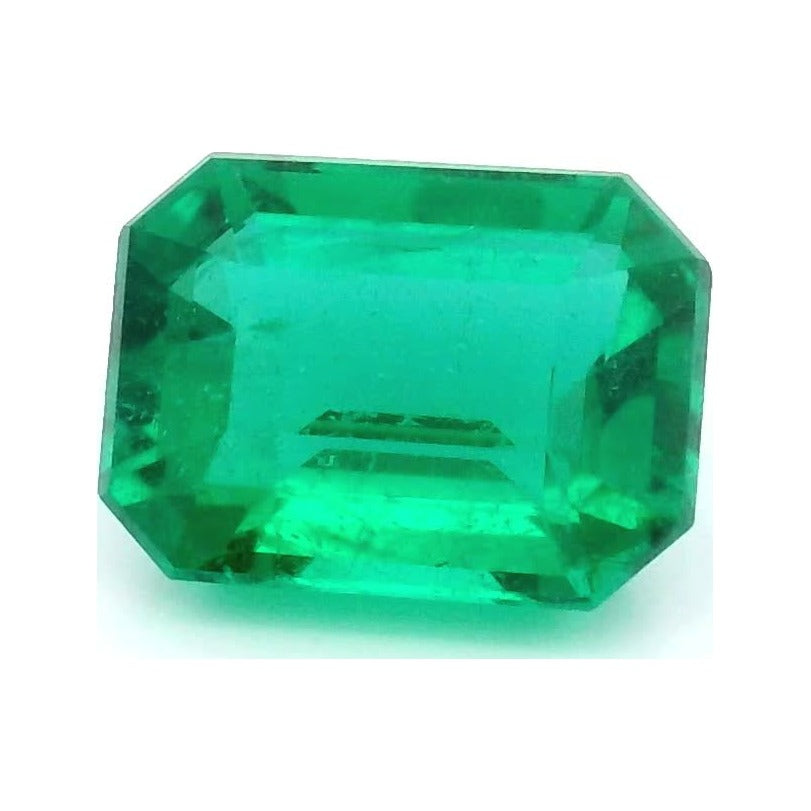 1.00 ct Natural Green Emerald (Oiled) – Emerald Cut — Sapphire Row · cut7