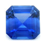 0.65 ct Natural Blue Sapphire (Heated) – Asscher Cut — Sapphire Row · cut7