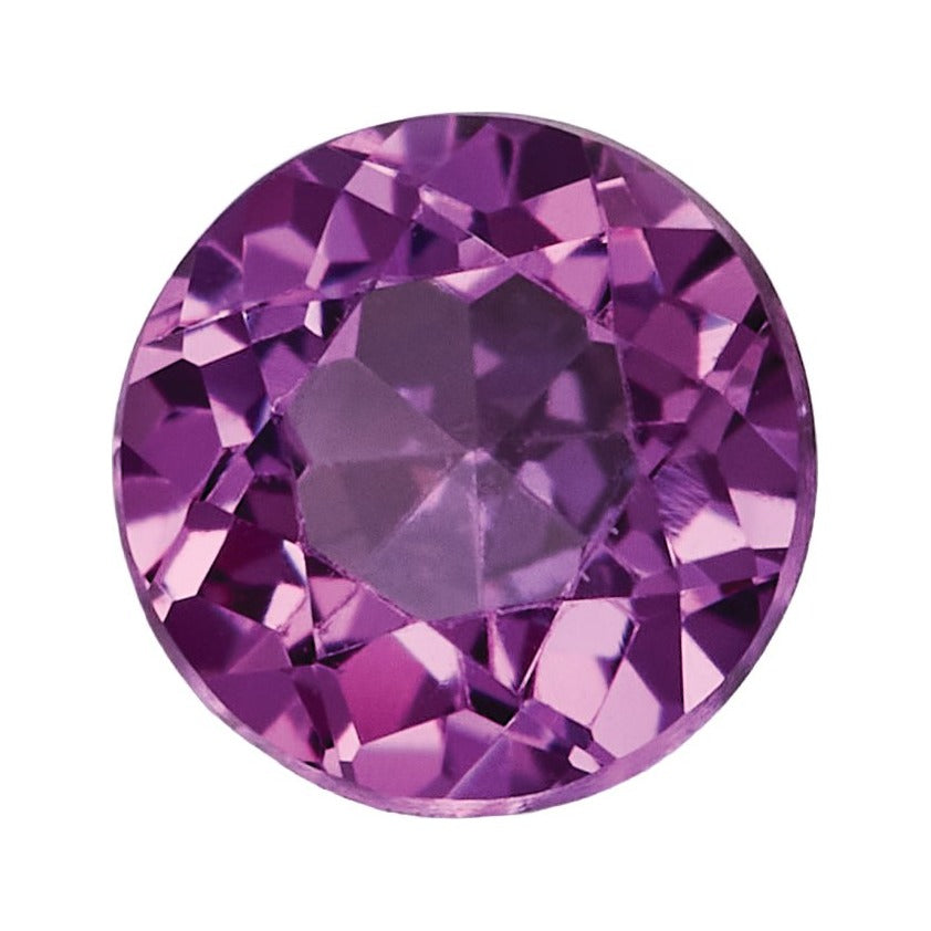 3.5 mm Lab-Grown Magenta Sapphire – Round Cut – Eye-Clean Quality — Sapphire Row · cut7