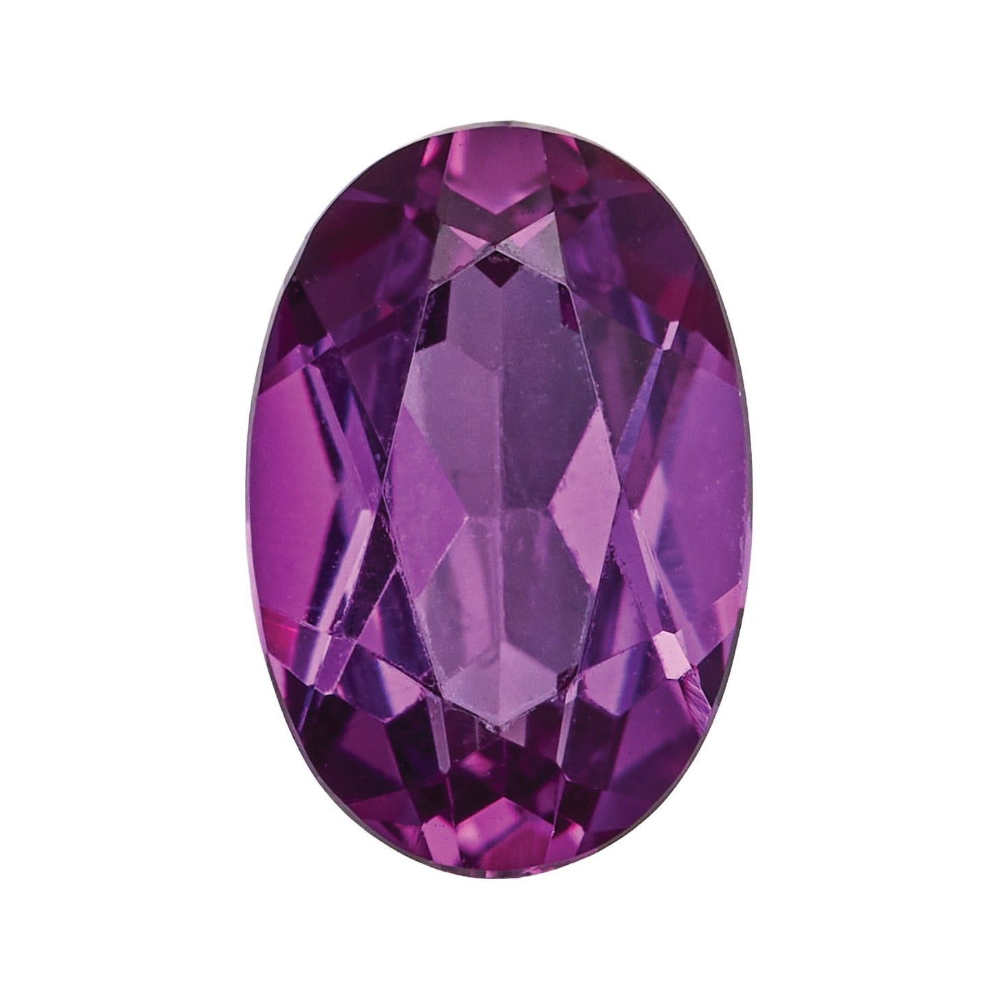 6x4 mm Lab-Grown Magenta Sapphire – Oval Cut – Eye-Clean Quality — Sapphire Row · cut7