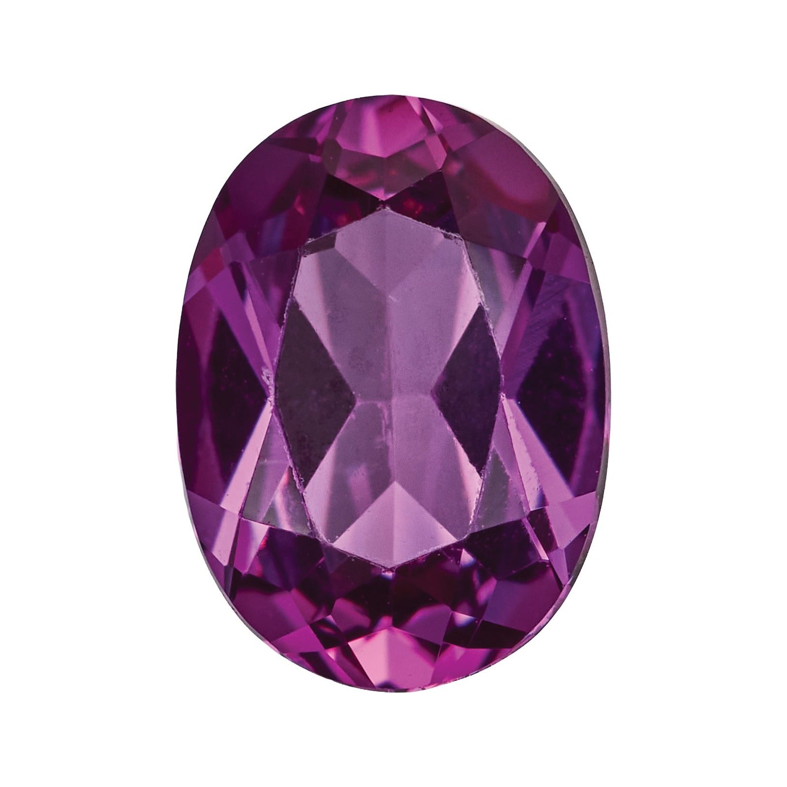 7x5 mm Lab-Grown Magenta Sapphire – Oval Cut – Eye-Clean Quality — Sapphire Row · cut7