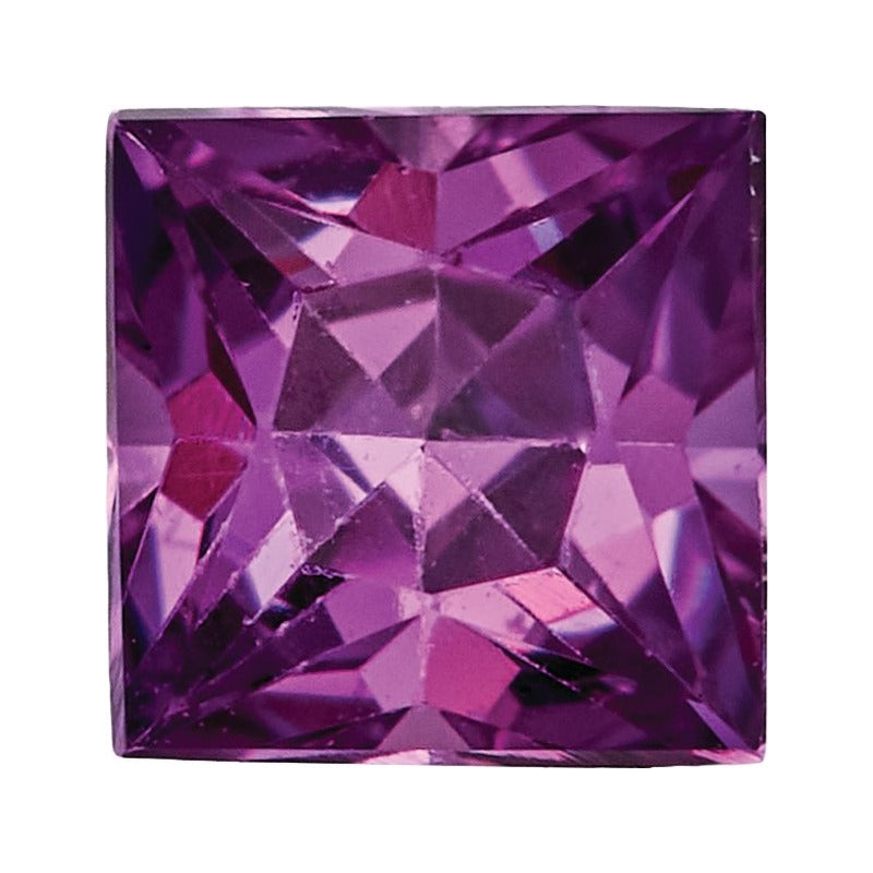 3 mm Lab-Grown Magenta Sapphire – Square Cut – Eye-Clean Quality — Sapphire Row · cut7
