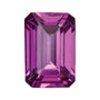 6x4 mm Lab-Grown Magenta Sapphire – Emerald Cut – Eye-Clean Quality — Sapphire Row · cut7