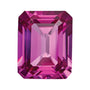 10x8 mm Lab-Grown Magenta Sapphire – Emerald Cut – Eye-Clean Quality — Sapphire Row · cut7