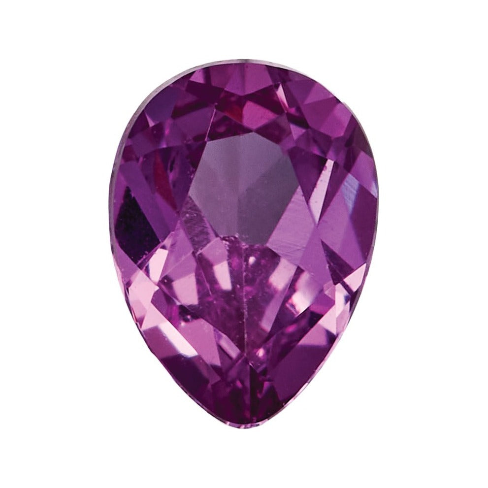 4x3 mm Lab-Grown Magenta Sapphire – Pear Cut – Eye-Clean Quality — Sapphire Row · cut7