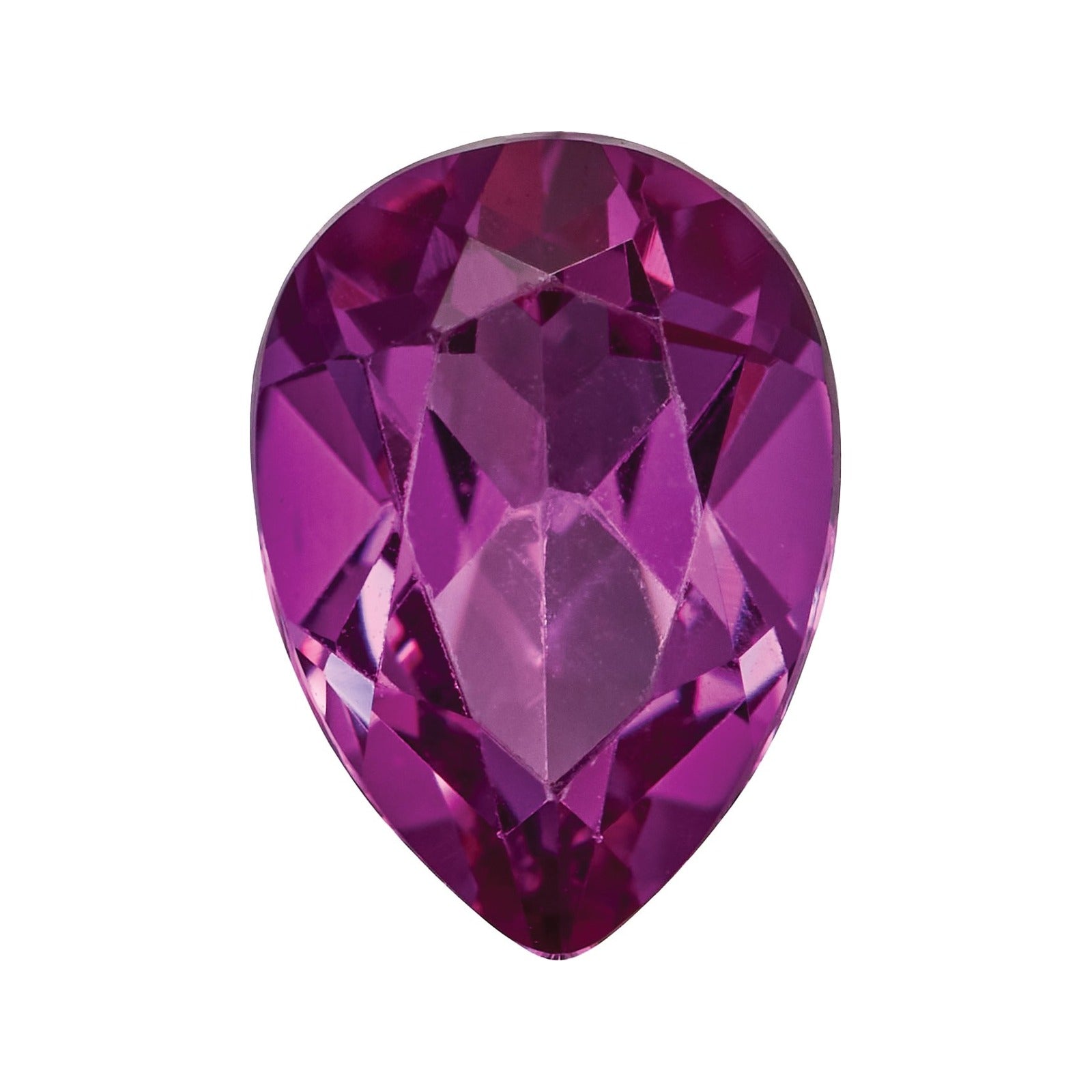 7x5 mm Lab-Grown Magenta Sapphire – Pear Cut – Eye-Clean Quality — Sapphire Row · cut7