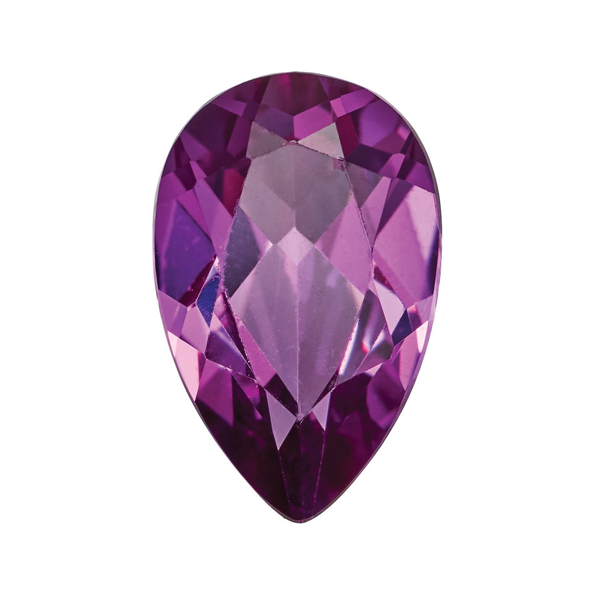 8x5 mm Lab-Grown Magenta Sapphire – Pear Cut – Eye-Clean Quality — Sapphire Row · cut7