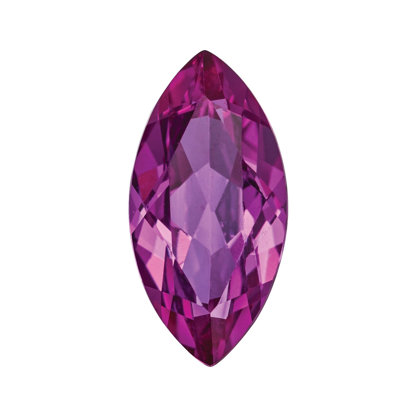 12x6 mm Lab-Grown Magenta Sapphire – Marquise Cut – Eye-Clean Quality — Sapphire Row · cut7
