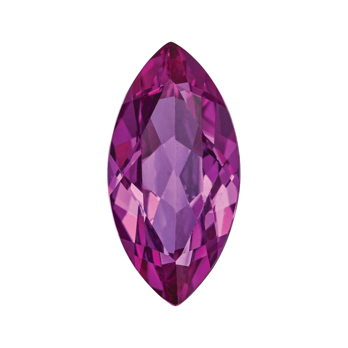 12x6 mm Lab-Grown Magenta Sapphire – Marquise Cut – Eye-Clean Quality — Sapphire Row · cut7