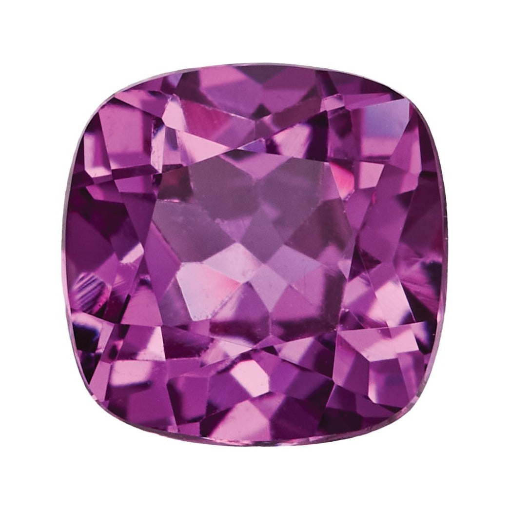 4 mm Lab-Grown Magenta Sapphire – Cushion Cut – Eye-Clean Quality — Sapphire Row · cut7
