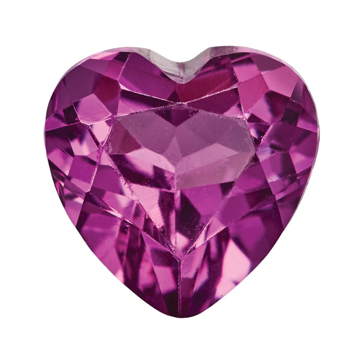 5 mm Lab-Grown Magenta Sapphire – Heart Cut – Eye-Clean Quality — Sapphire Row · cut7