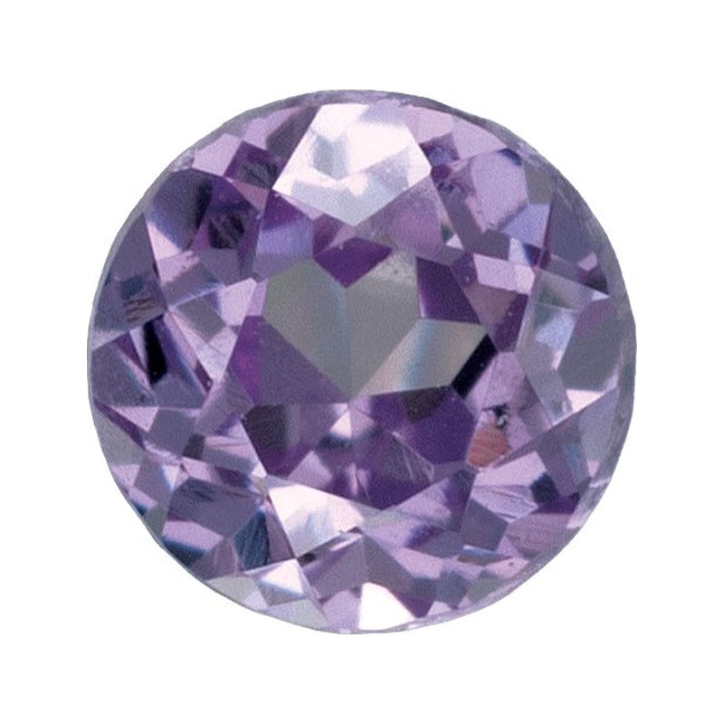 2.5 mm Lab-Grown Lilac Purple Sapphire – Round Cut – Eye-Clean Quality — Sapphire Row · cut7