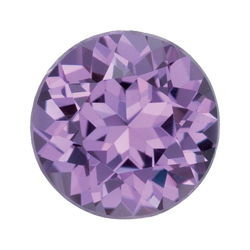 5 mm Lab-Grown Lilac Purple Sapphire – Round Cut – Eye-Clean Quality — Sapphire Row · cut7