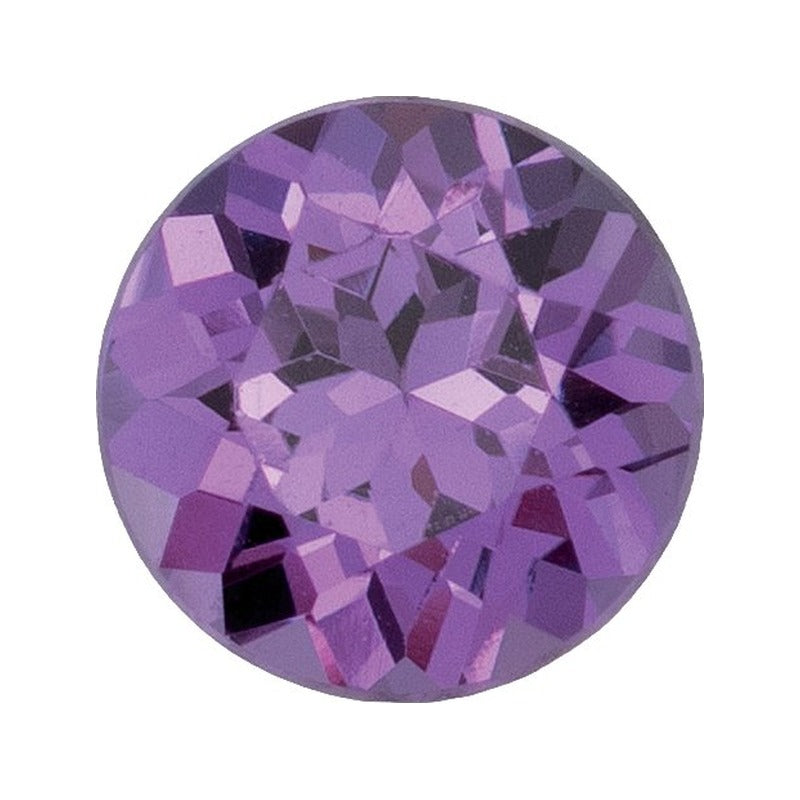6 mm Lab-Grown Lilac Purple Sapphire – Round Cut – Eye-Clean Quality — Sapphire Row · cut7