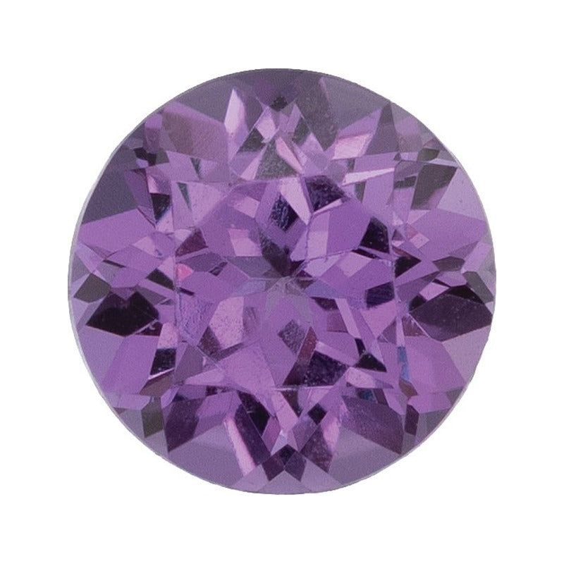 7 mm Lab-Grown Lilac Purple Sapphire – Round Cut – Eye-Clean Quality — Sapphire Row · cut7