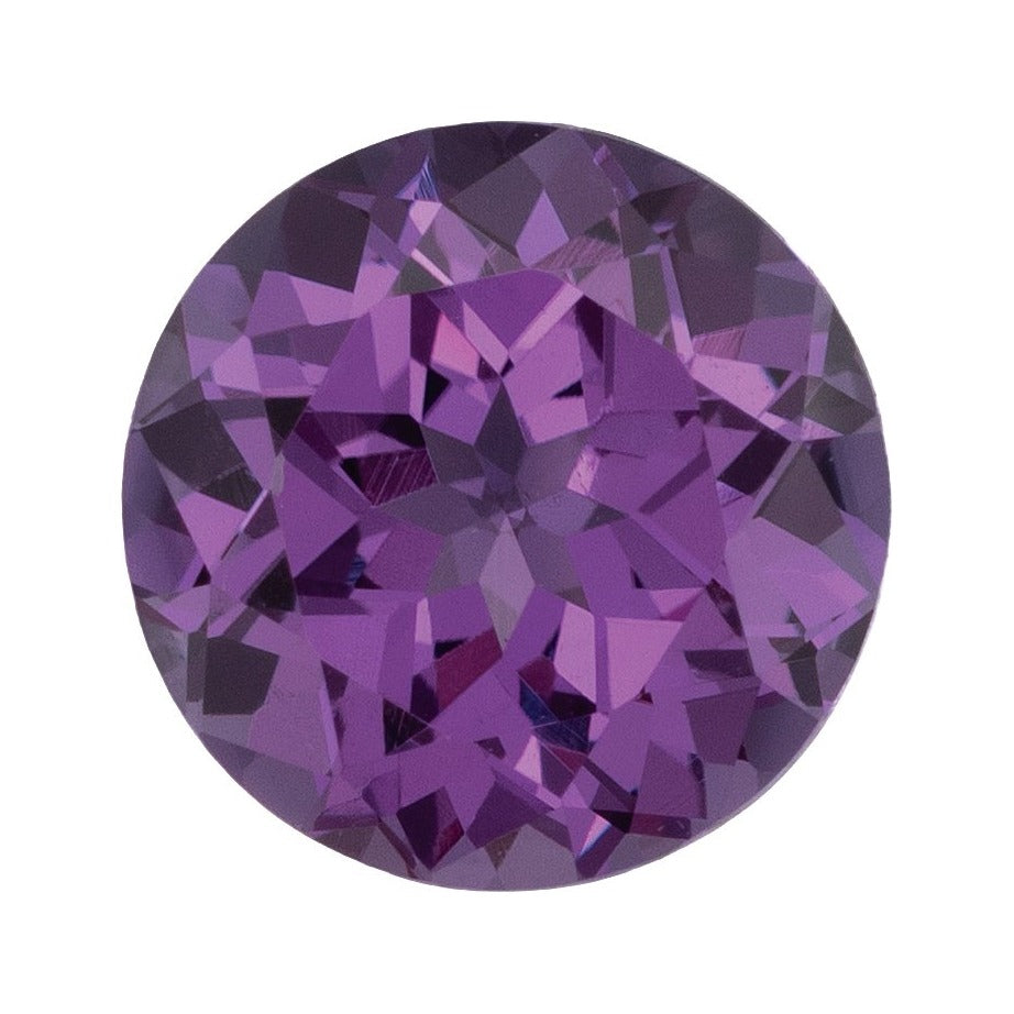 9 mm Lab-Grown Lilac Purple Sapphire – Round Cut – Eye-Clean Quality — Sapphire Row · cut7