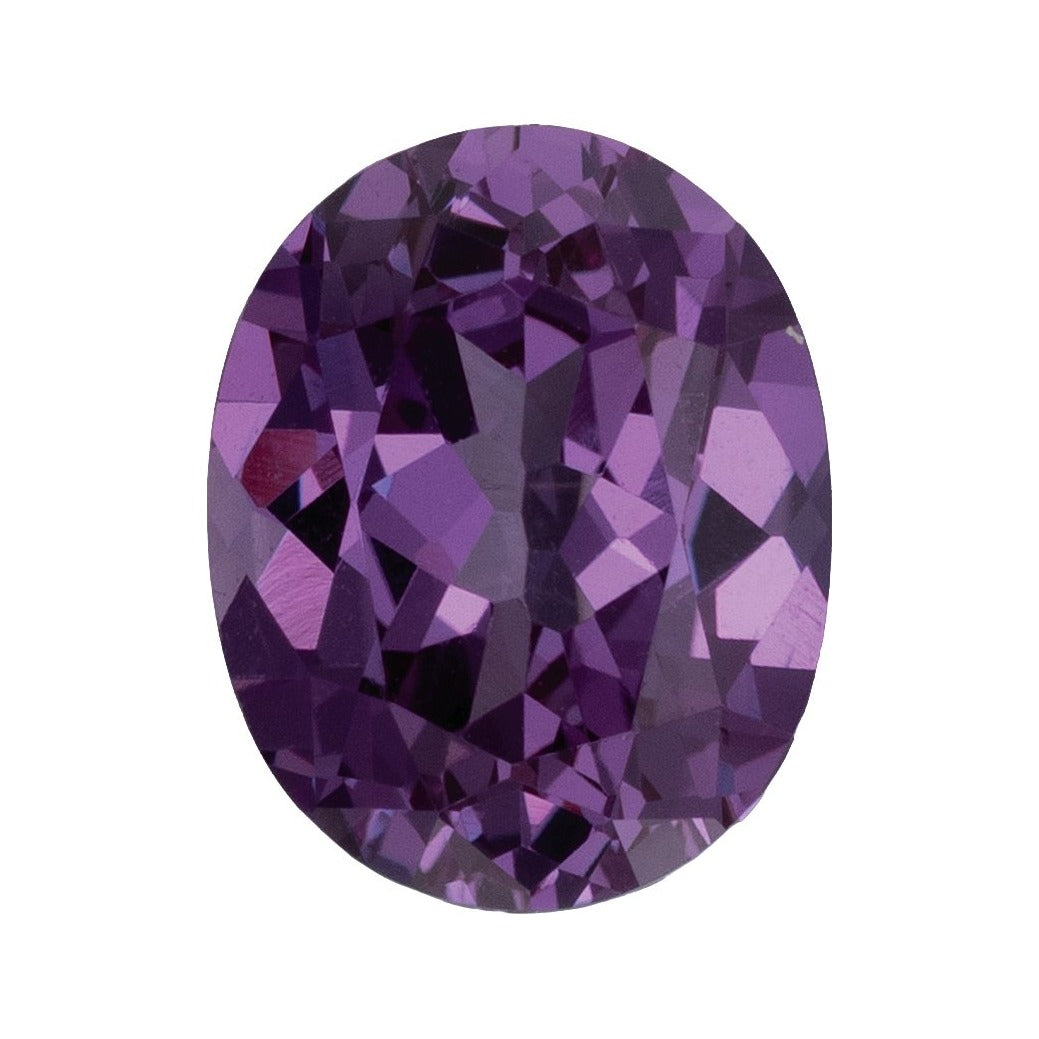 10x8 mm Lab-Grown Lilac Purple Sapphire – Oval Cut – Eye-Clean Quality — Sapphire Row · cut7
