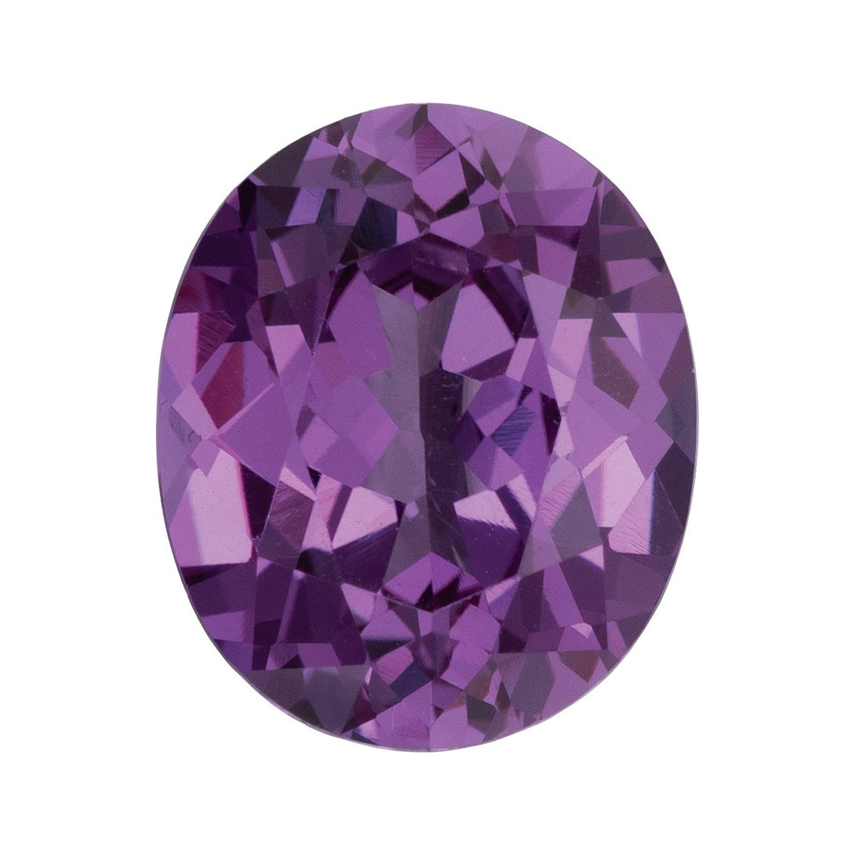 12x10 mm Lab-Grown Lilac Purple Sapphire – Oval Cut – Eye-Clean Quality — Sapphire Row · cut7