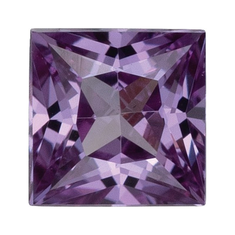 4 mm Lab-Grown Lilac Purple Sapphire – Square Cut – Eye-Clean Quality — Sapphire Row · cut7