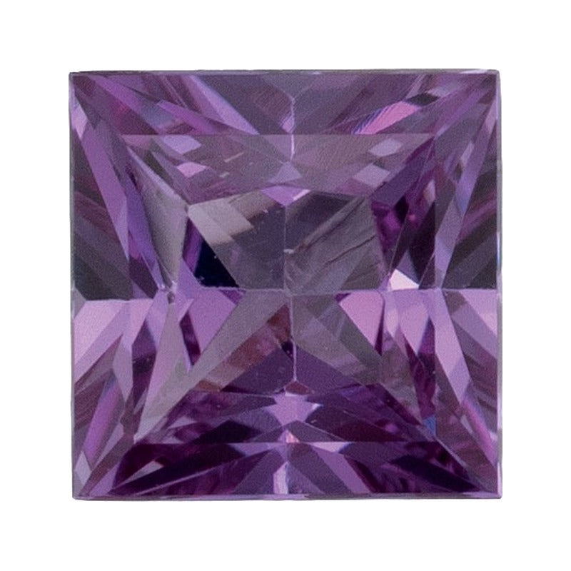 6 mm Lab-Grown Lilac Purple Sapphire – Square Cut – Eye-Clean Quality — Sapphire Row · cut7