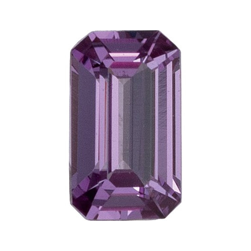 5x3 mm Lab-Grown Lilac Purple Sapphire – Emerald Cut – Eye-Clean Quality — Sapphire Row · cut7
