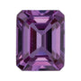 10x8 mm Lab-Grown Lilac Purple Sapphire – Emerald Cut – Eye-Clean Quality — Sapphire Row · cut7