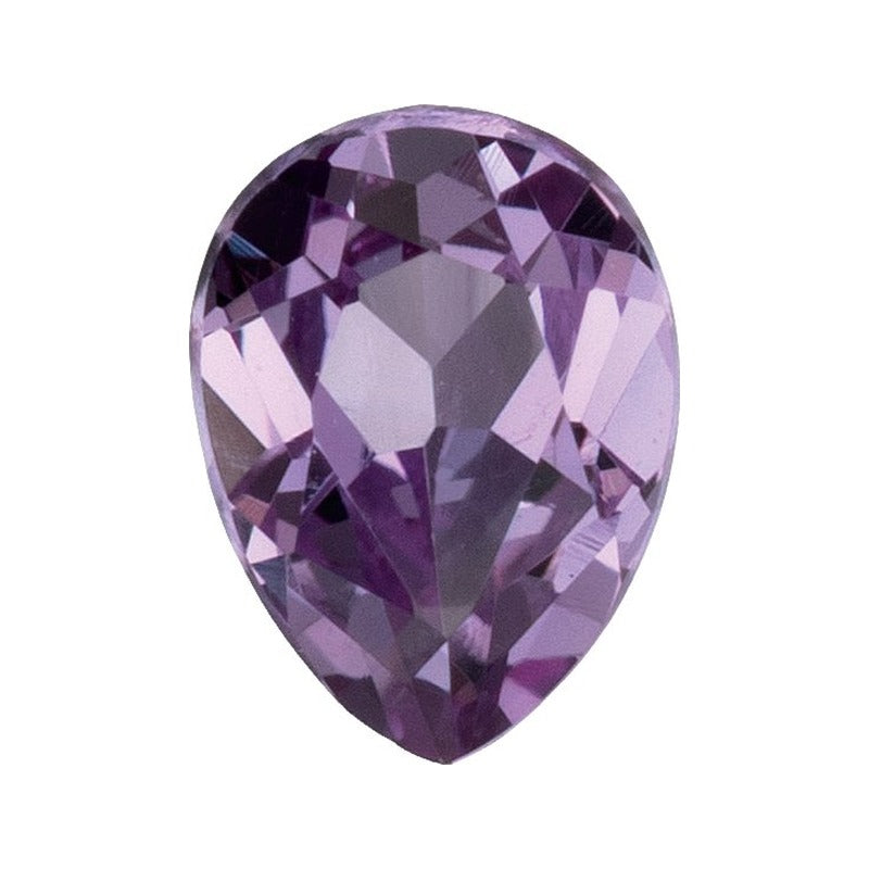 4x3 mm Lab-Grown Lilac Purple Sapphire – Pear Cut – Eye-Clean Quality — Sapphire Row · cut7