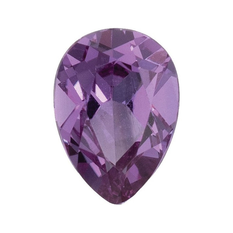 7x5 mm Lab-Grown Lilac Purple Sapphire – Pear Cut – Eye-Clean Quality — Sapphire Row · cut7
