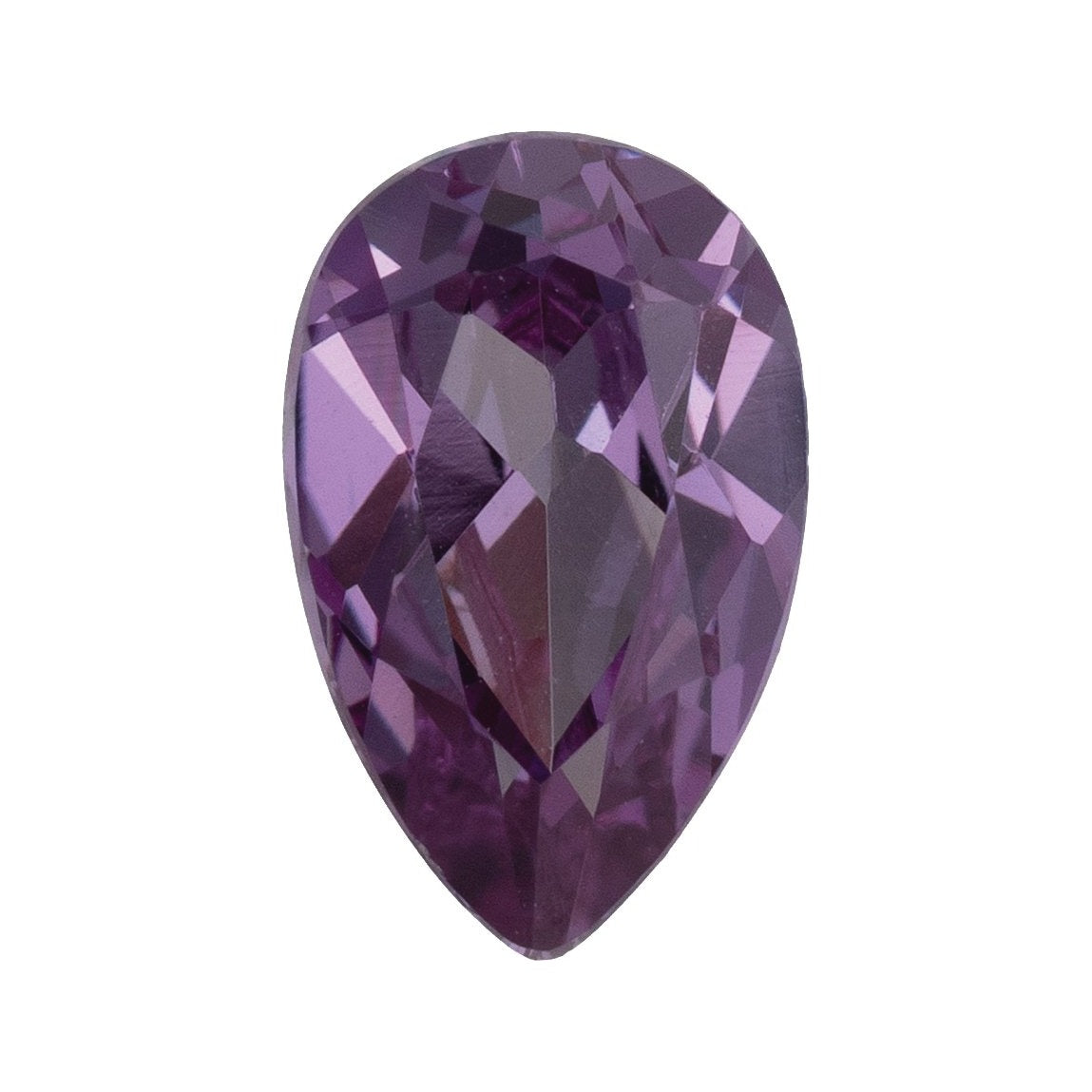 8x5 mm Lab-Grown Lilac Purple Sapphire – Pear Cut – Eye-Clean Quality — Sapphire Row · cut7