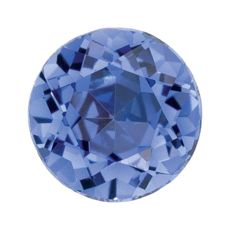 3.5 mm Lab-Grown Periwinkle Blue Sapphire – Round Cut – Eye-Clean Quality — Sapphire Row · cut7